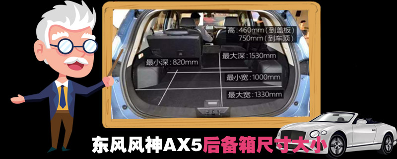 东风风神AX5后备箱尺寸大小