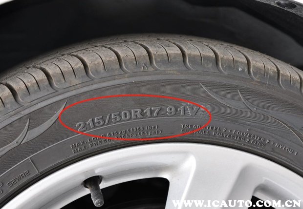 汽车轮胎上的数字和字母是什么意思？代表什么