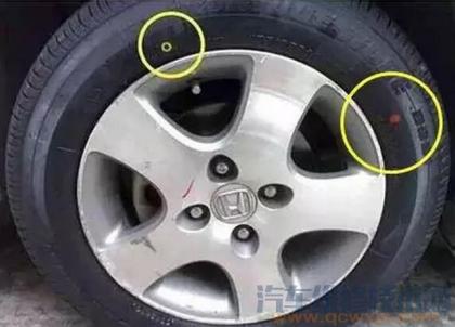 轮胎上的彩色小点有什么“含义” 你知道吗？