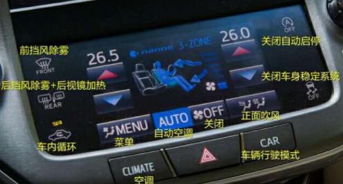 丰田皇冠空调如何设置，皇冠空调使用方法